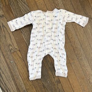 Magnetic Me Multicolor Striped Kids Footie